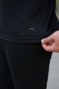 Erkek Yakalı Arma Detaylı Kısa Kollu Tişört resmi